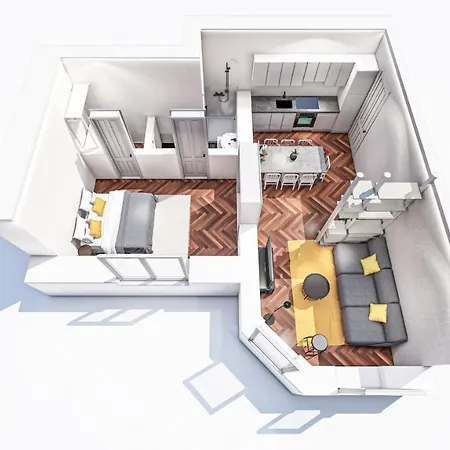 Generous Family-apartment With Two Seperate Bedrooms Close To The U-bahn