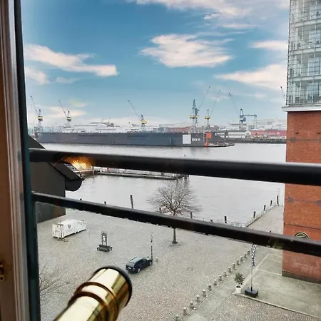 Loft-panoramablick-hafen & Elbe! Apartment Hamburg