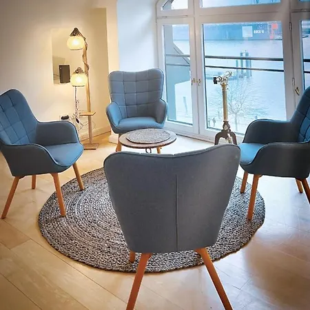 Loft-panoramablick-hafen & Elbe! Apartment
