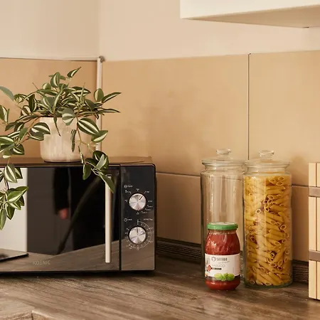 R B Business Am Flughafen Fuer 1-5 Personen - Ideal Fuer Geschaeftsreisende Und Familien - Kueche - Waschtrockner - Smart Tv Apartment