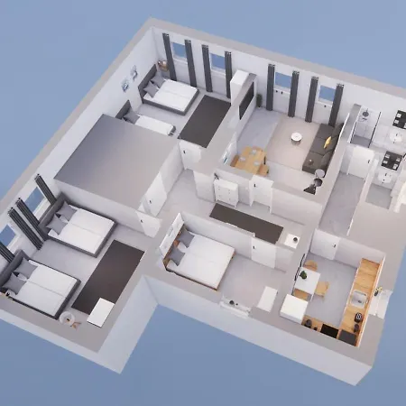 Altona - Three Bedrooms For Up To 10 Apartment