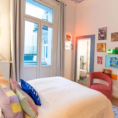 Retropop Design , Designerzimmer Fuer Je 2 Personen, Lage, Wifi * Hamburg