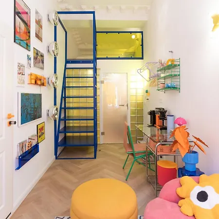 Retropop Design , Designerzimmer Fuer Je 2 Personen, Lage, Wifi Apart Otel *