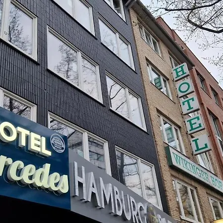 Szálloda Mercedes/centrum Hamburg