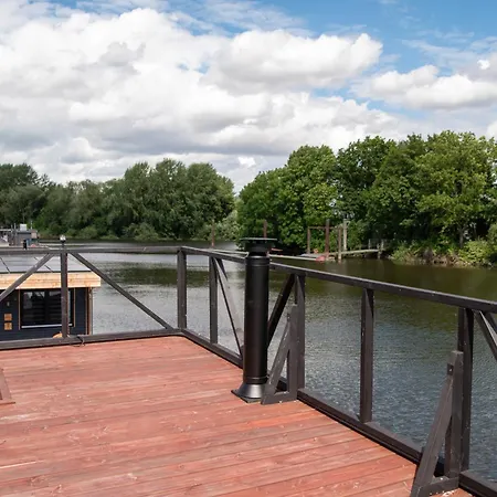 Botel Tiny-hausboot Likedeeler Mit Dachterasse Und Kamin *