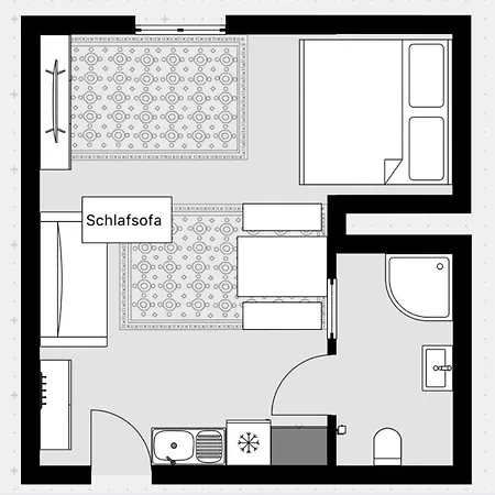 Kingsize Bett, Nahe Stadt Und Alster, Ruhig *