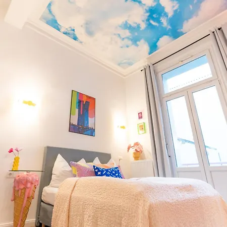 Retropop Design , Designerzimmer Fuer Je 2 Personen, Lage, Wifi ハンブルク