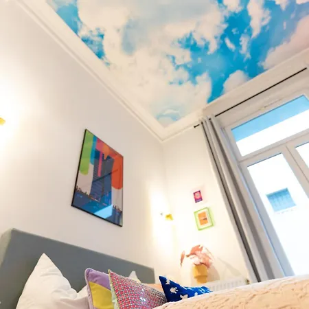 Retropop Design , Designerzimmer Fuer Je 2 Personen, Lage, Wifi アパートホテル ハンブルク