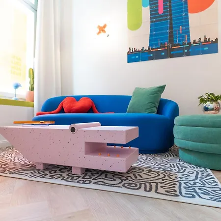 Retropop Design , Designerzimmer Fuer Je 2 Personen, Lage, Wifi Hamburg